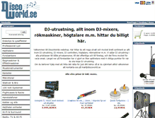 Tablet Screenshot of discoworld.se